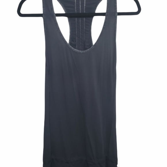 lululemon athletica Tops - Lululemon Women's Tank Top Racer Back Cinch Waist Black Size 6-E64
